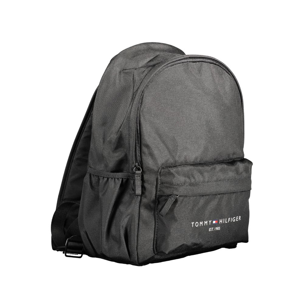 Tommy Hilfiger Black Polyester Backpack