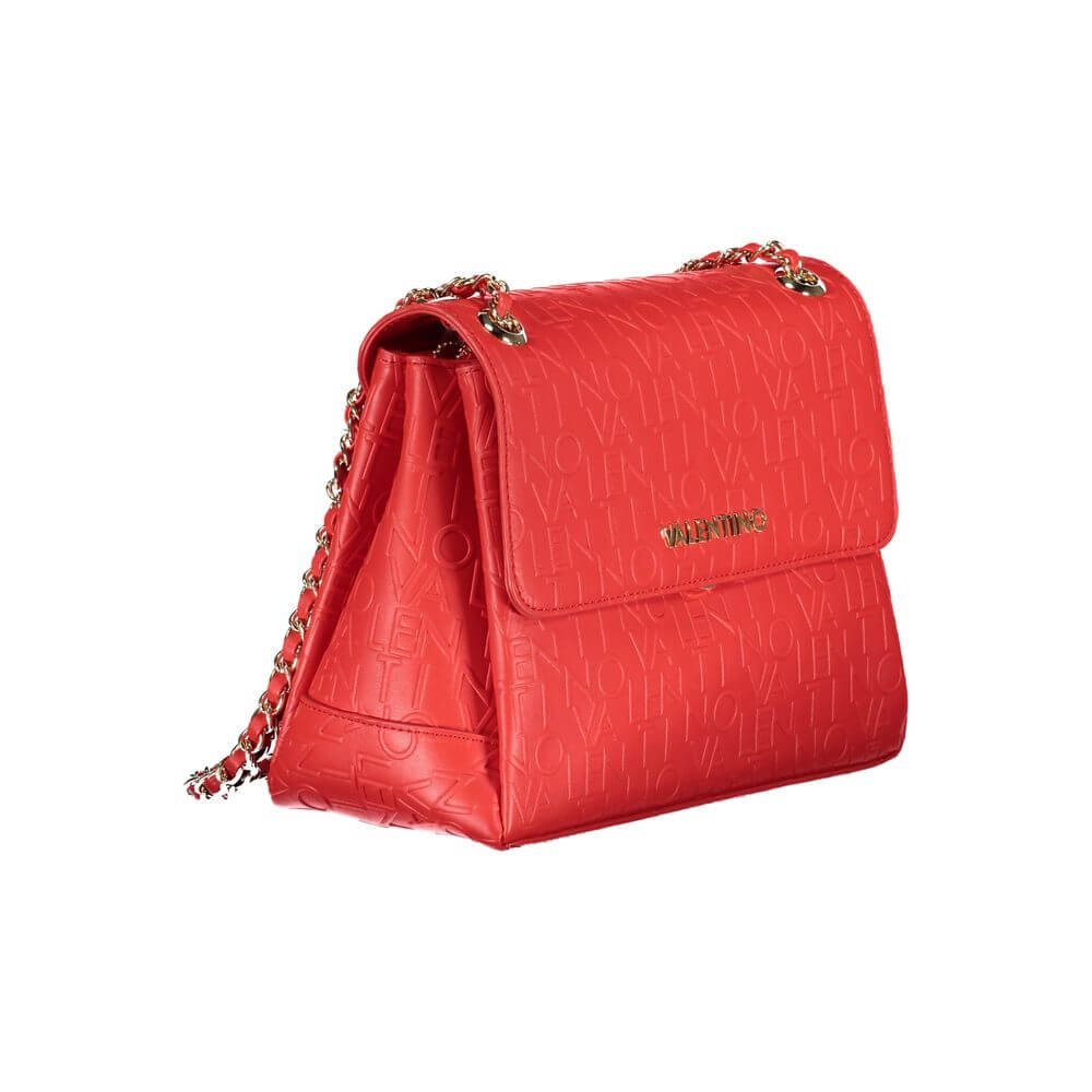 Mario Valentino Red Polyethylene Handbag