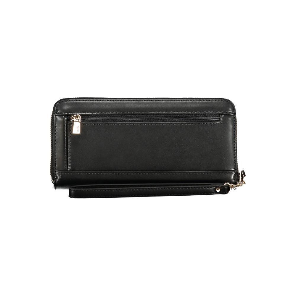 Guess Jeans Black Polyethylene Wallet GU-32214