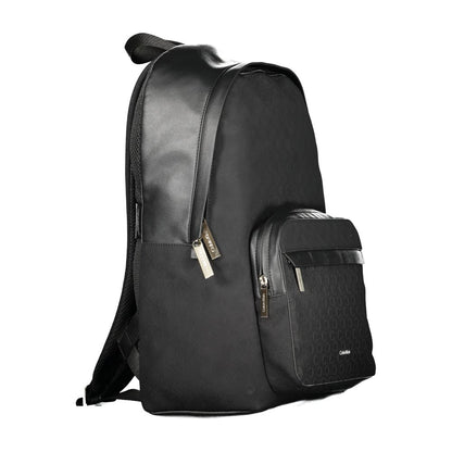 Calvin Klein Black Polyester Men Backpack