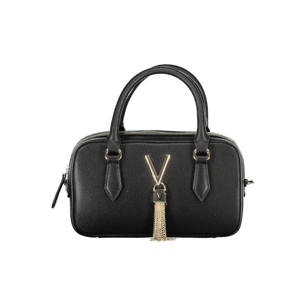 Front view with bag zipped and handles upright.