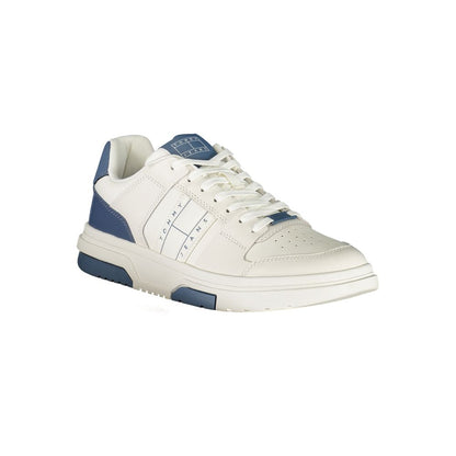 Tommy Hilfiger White Leather Men Sneaker