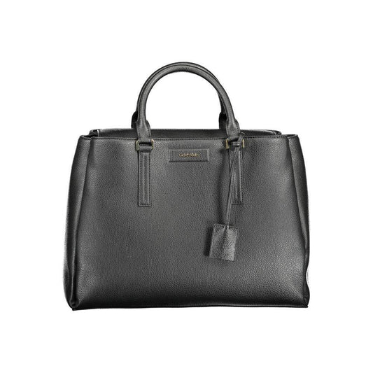Calvin Klein Black Recycled Polyester Women Handbag CA-37858