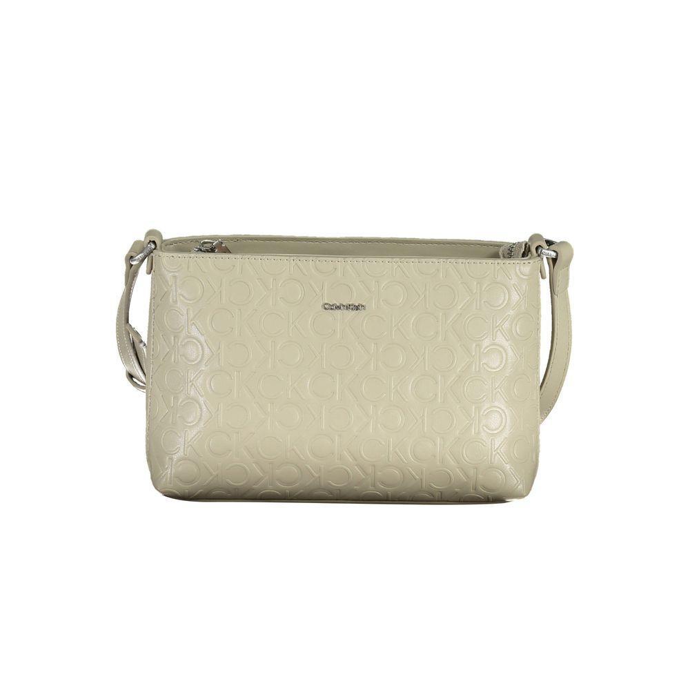 Front view with bag zipped and handles upright.