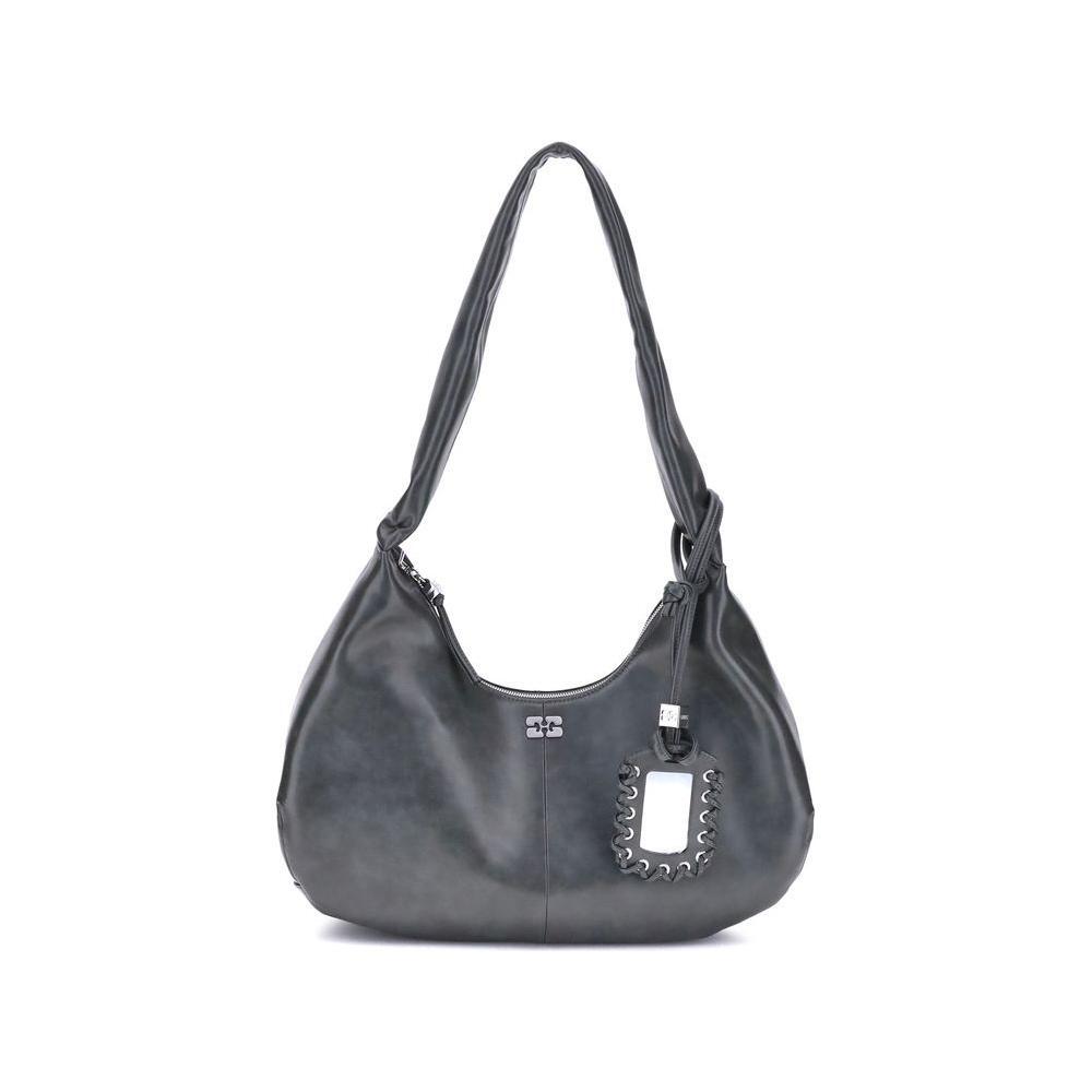 Front view with bag zipped and handles upright.