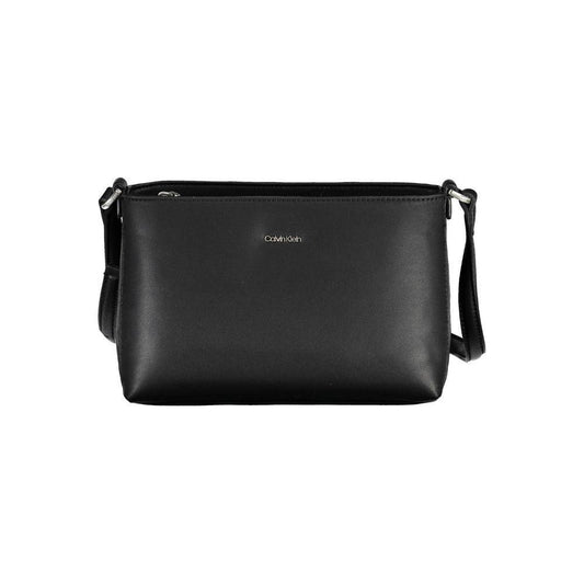 Calvin Klein Black Polyester Women Handbag CA-38162