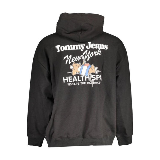 Tommy Hilfiger Black Cotton Men Sweater