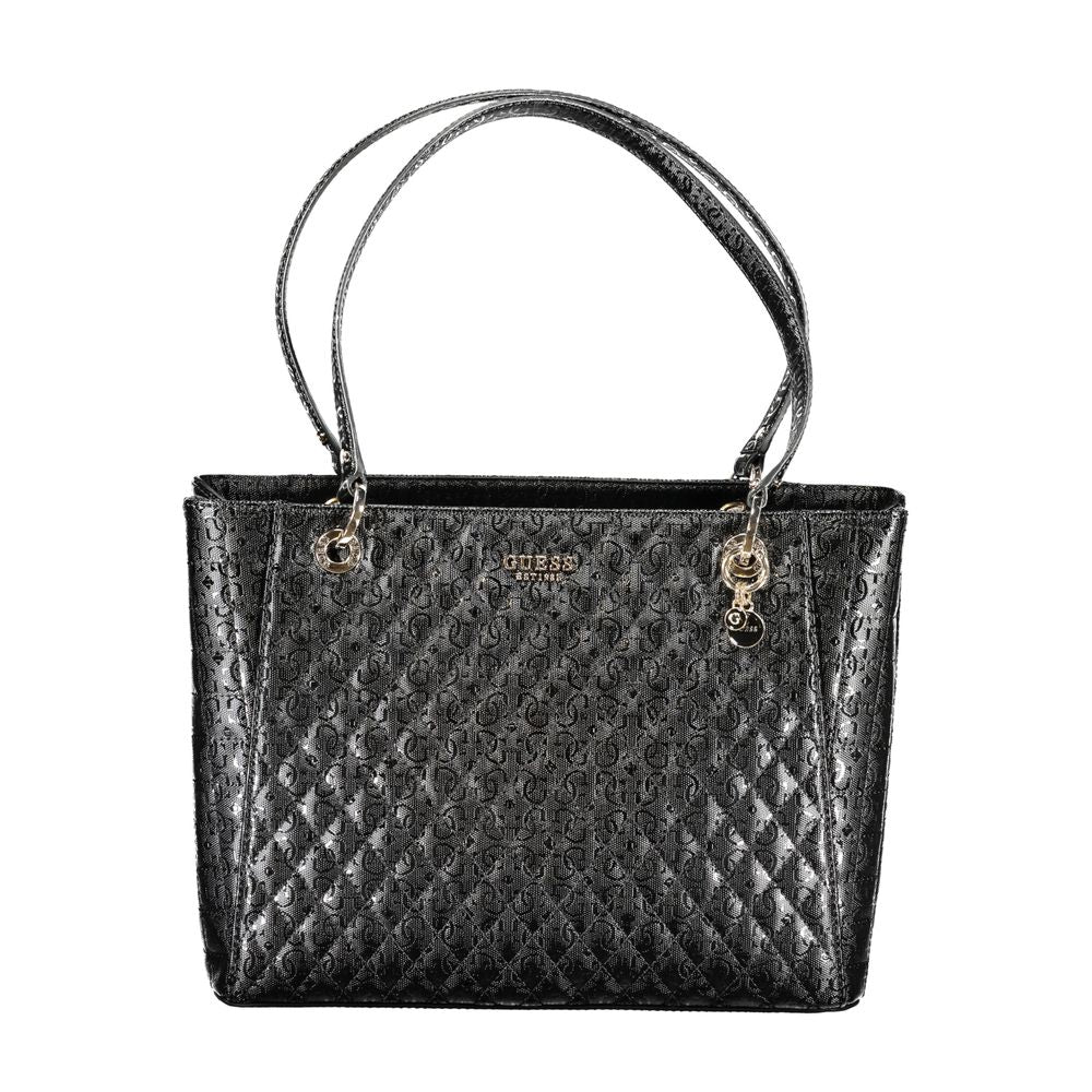 Guess Jeans Black Polyethylene Handbag GU-30909