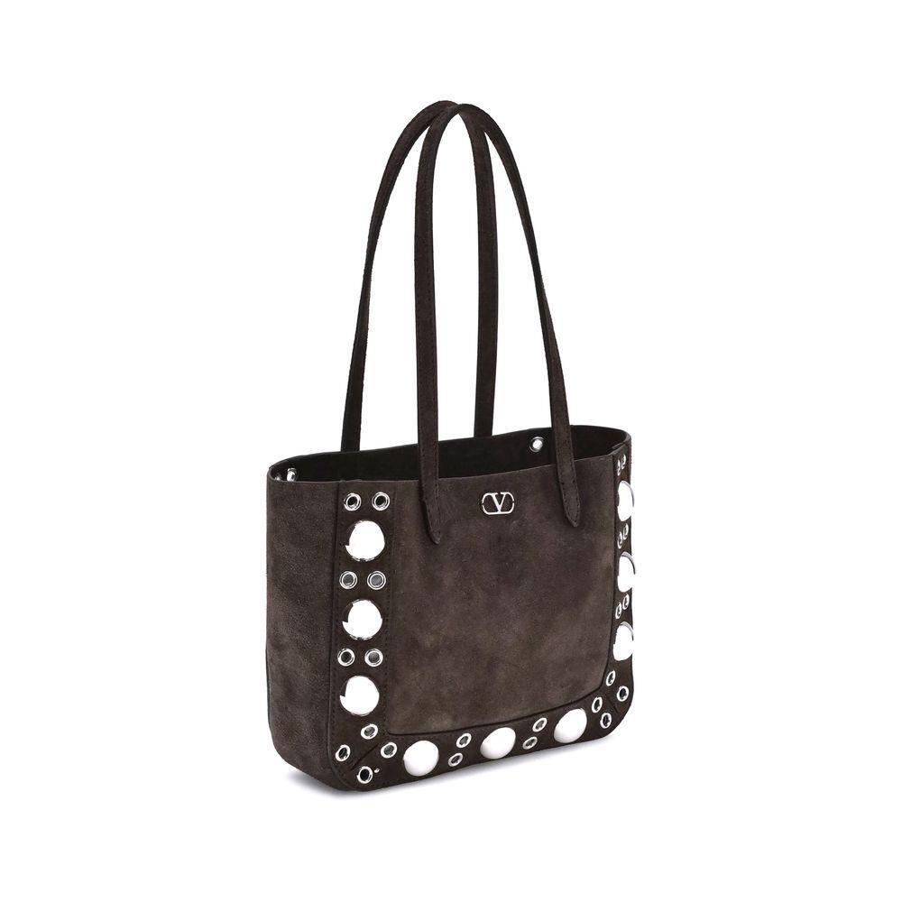 Valentino Garavani Suede Nellcôte Tote Bag VA7W2B0R89JET0TOBB