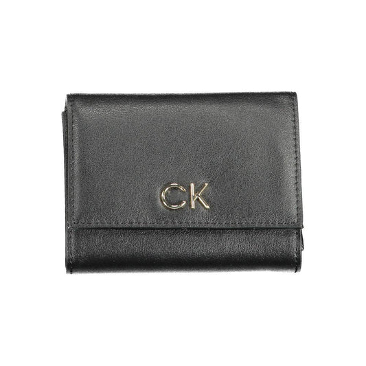 Calvin Klein Black Polyester Women Wallet CA-37971