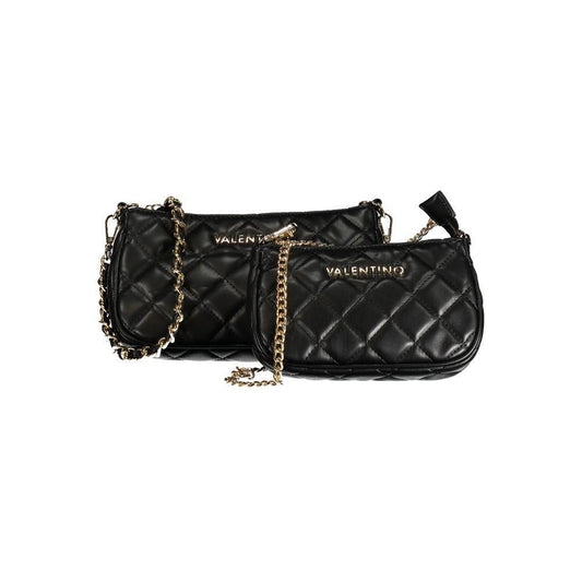 Mario Valentino Black Polyethylene Handbag VA-29967