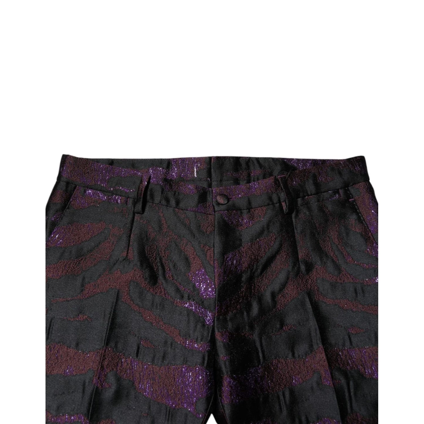 Dolce & Gabbana Multicolor Polyester Patterned Pants PAN75349-48