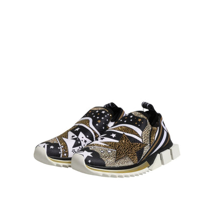 Dolce & Gabbana Multicolor Sorrento Low Top Sneakers Shoes