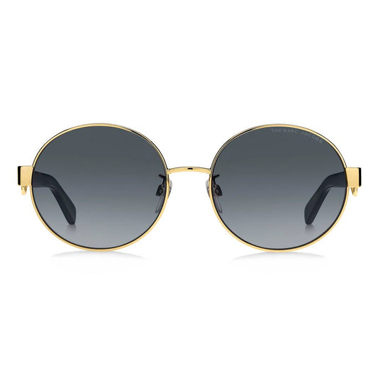 Marc Jacobs Gold Metal Sunglasses 1728,67434610848,Gold,Marc Jacobs,New with tags,Sunglasses,Sunglasses for Women - Sunglasses,Women Marc Jacobs MJMARC497GSJ5G9OAC