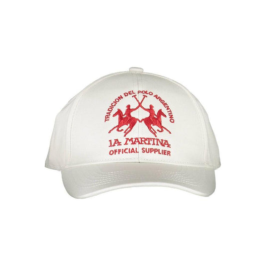 La Martina White Cotton Men Cap 1728,67403481248,Accessories,Hats & Caps - Men - Accessories,La Martina,Men,Men - Accessories,New with tags,White La Martina LA-13273