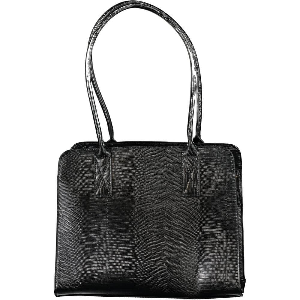 Mario Valentino Black Polyethylene Handbag