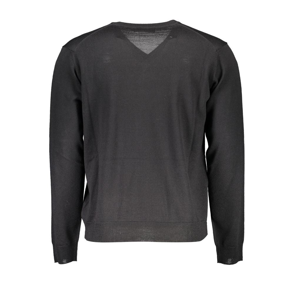 Romeo Gigli Black Wool Men Sweater