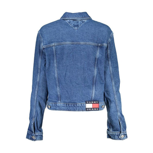 Tommy Hilfiger Blue Cotton Women Jacket TO-36863-M