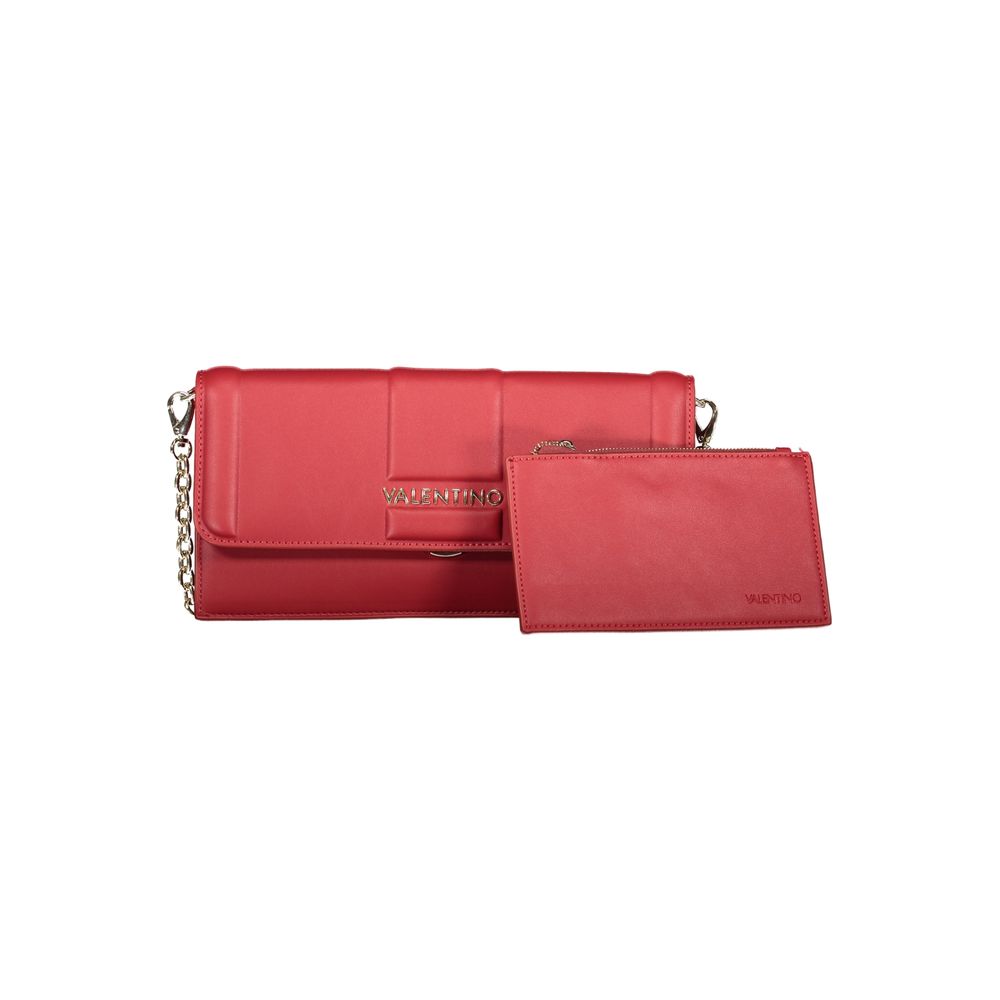 Mario Valentino Red Polyethylene Women Handbag