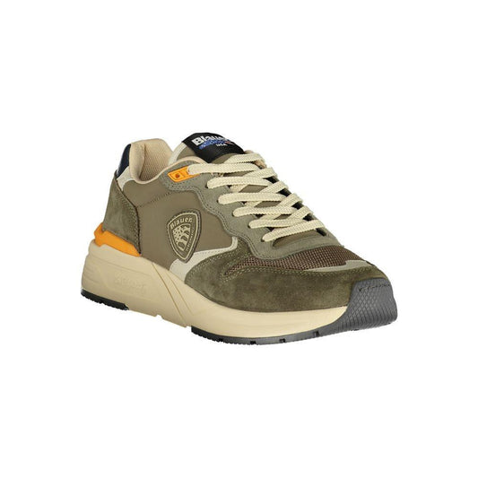 Blauer Green Polyester Men Sneaker BL-35536-EU41/US8