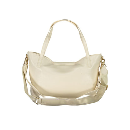 Mario Valentino Beige Polyurethane Women Handbag