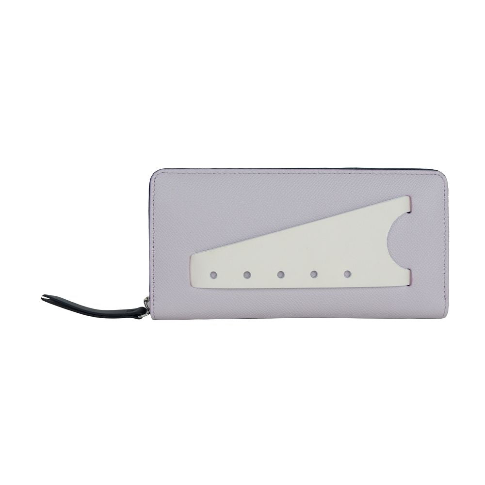 Maison Margiela Lilac Calfskin Women Wallet