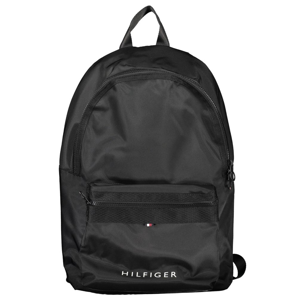 Tommy Hilfiger Black Polyester Backpack