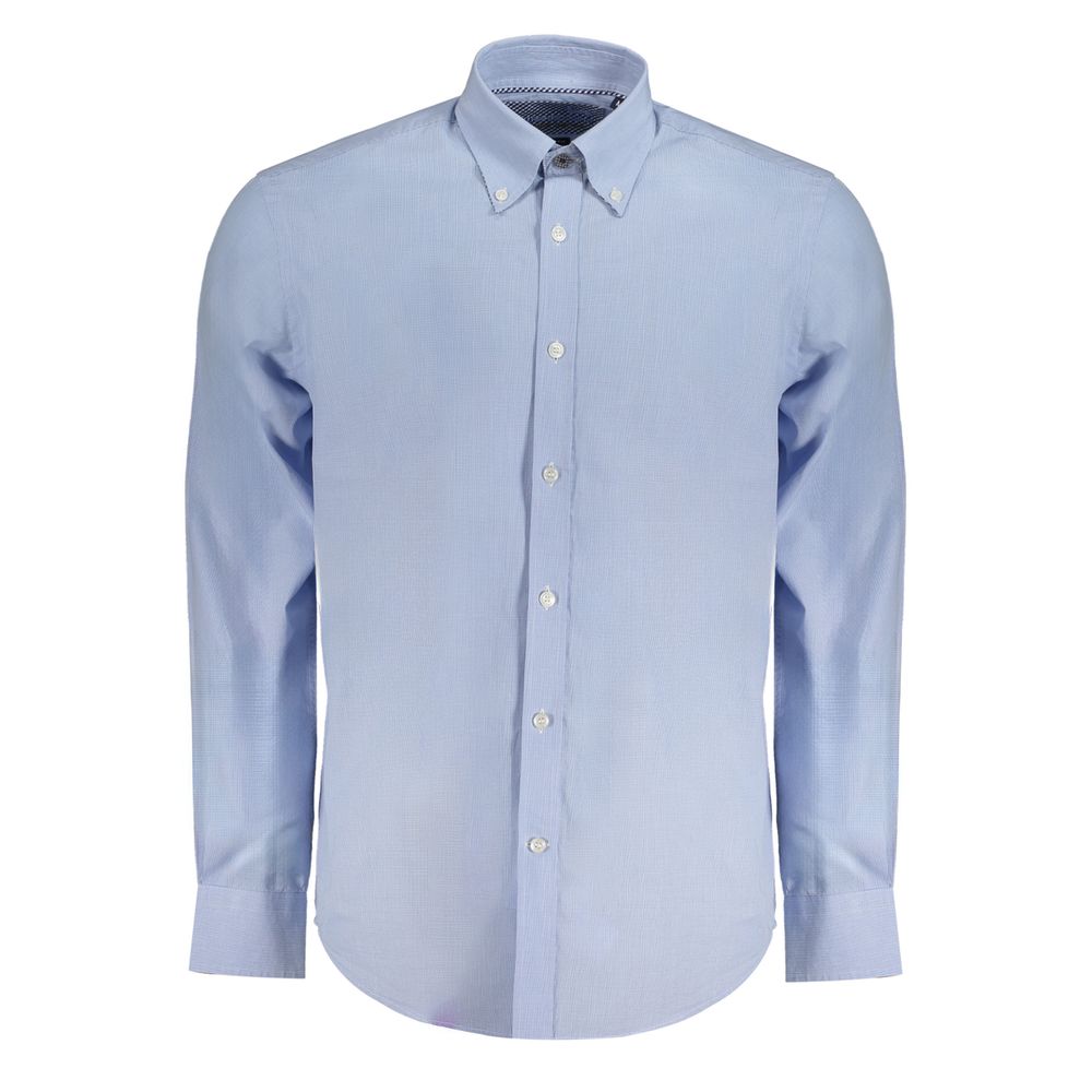 Harmont & Blaine Blue Cotton Shirt