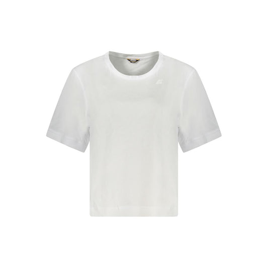K-WAY White Cotton Women T-Shirt