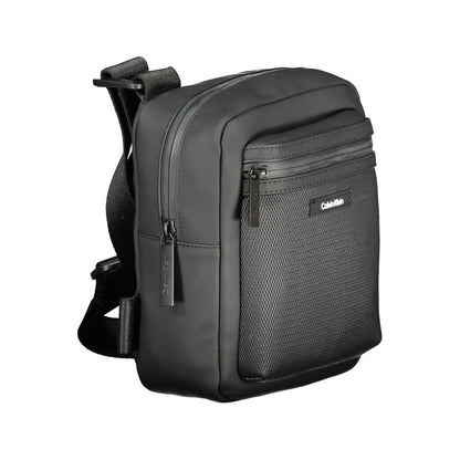 Calvin Klein Black Polyester Men Shoulder Bag