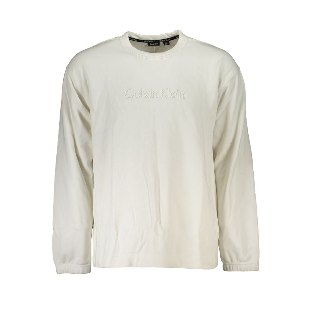 Calvin Klein White Cotton Sweatshirt