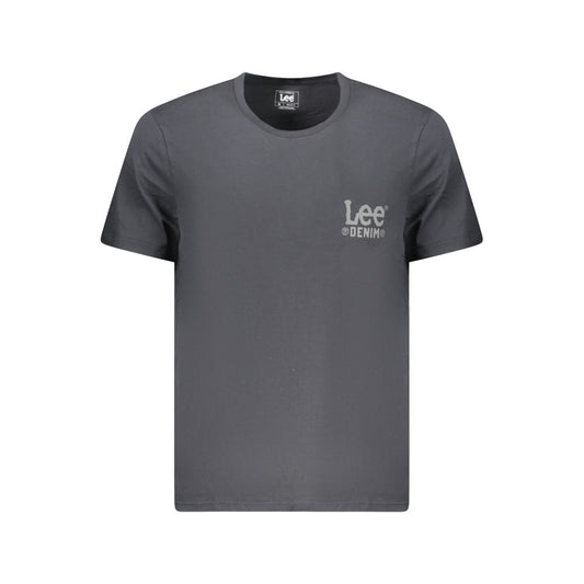 Lee Black Cotton Men's T-Shirt