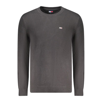 Tommy Hilfiger Black Cotton Men's Sweater