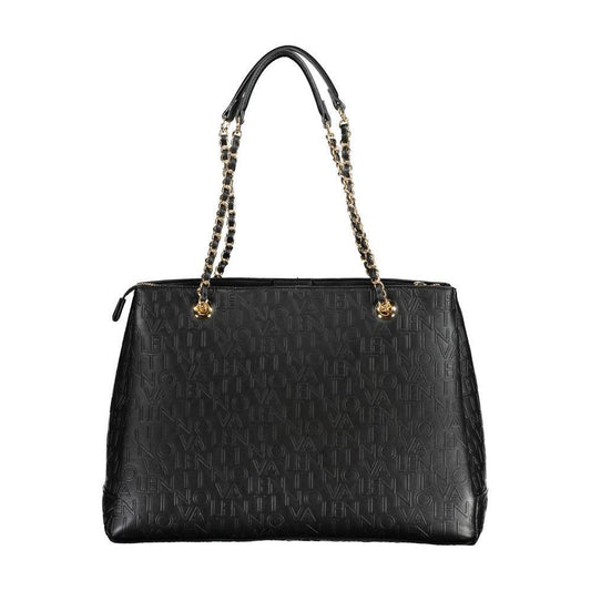 Mario Valentino Black Polyethylene Women Handbag VA-37346