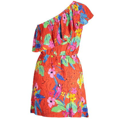 Desigual Red Viscose Dress