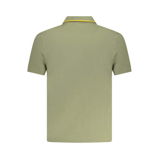 K-WAY Green Cotton Polo Shirt KW-38393-S