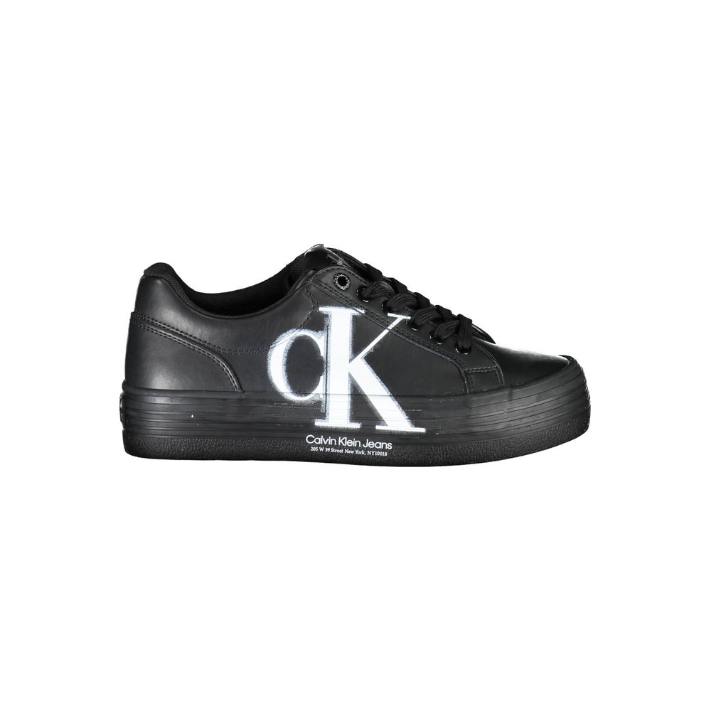 Calvin Klein Black Polyester Sneaker