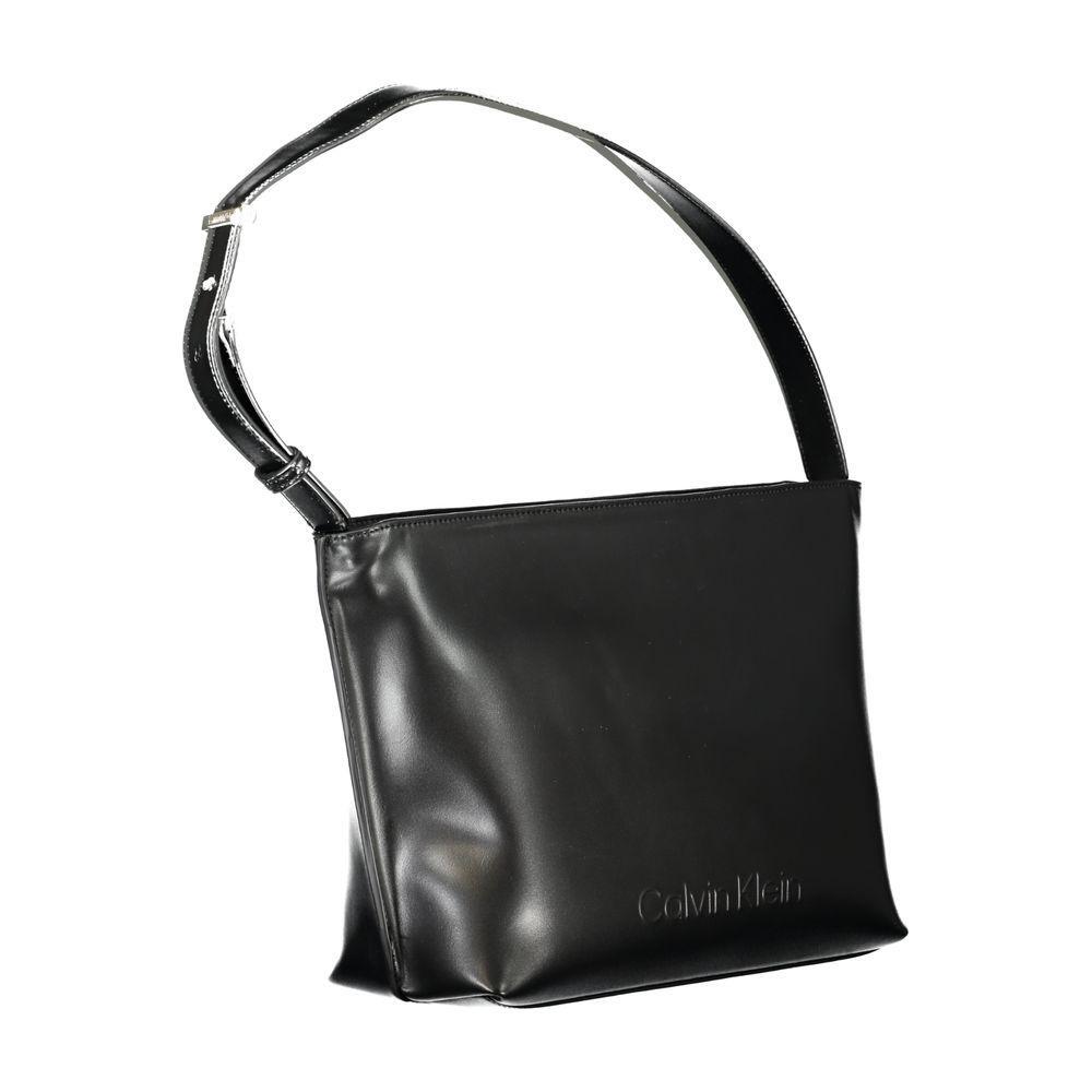 Calvin Klein Black Polyester Women Handbag CA-33626
