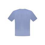 North Sails Blue Cotton Men T-Shirt