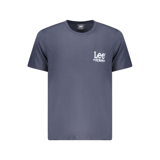 Lee Blu Cotton Men T-Shirt
