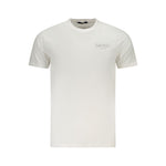 Cavalli Class White Cotton Men's T-Shirt CA-36671-XXL