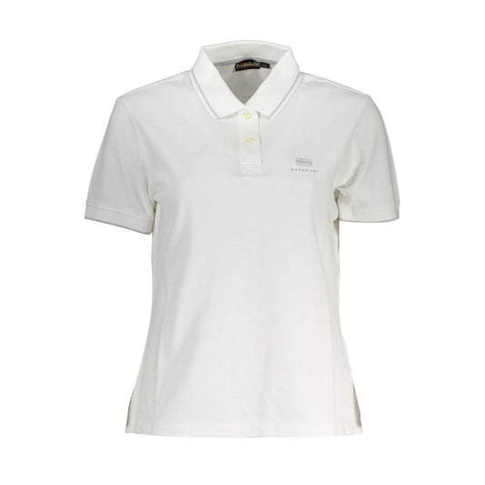 Napapijri Bianco Cotton Women Polo