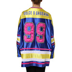 Dolce & Gabbana Multicolor Polyester Long Sleeves V-Neck Top TSH90380-40
