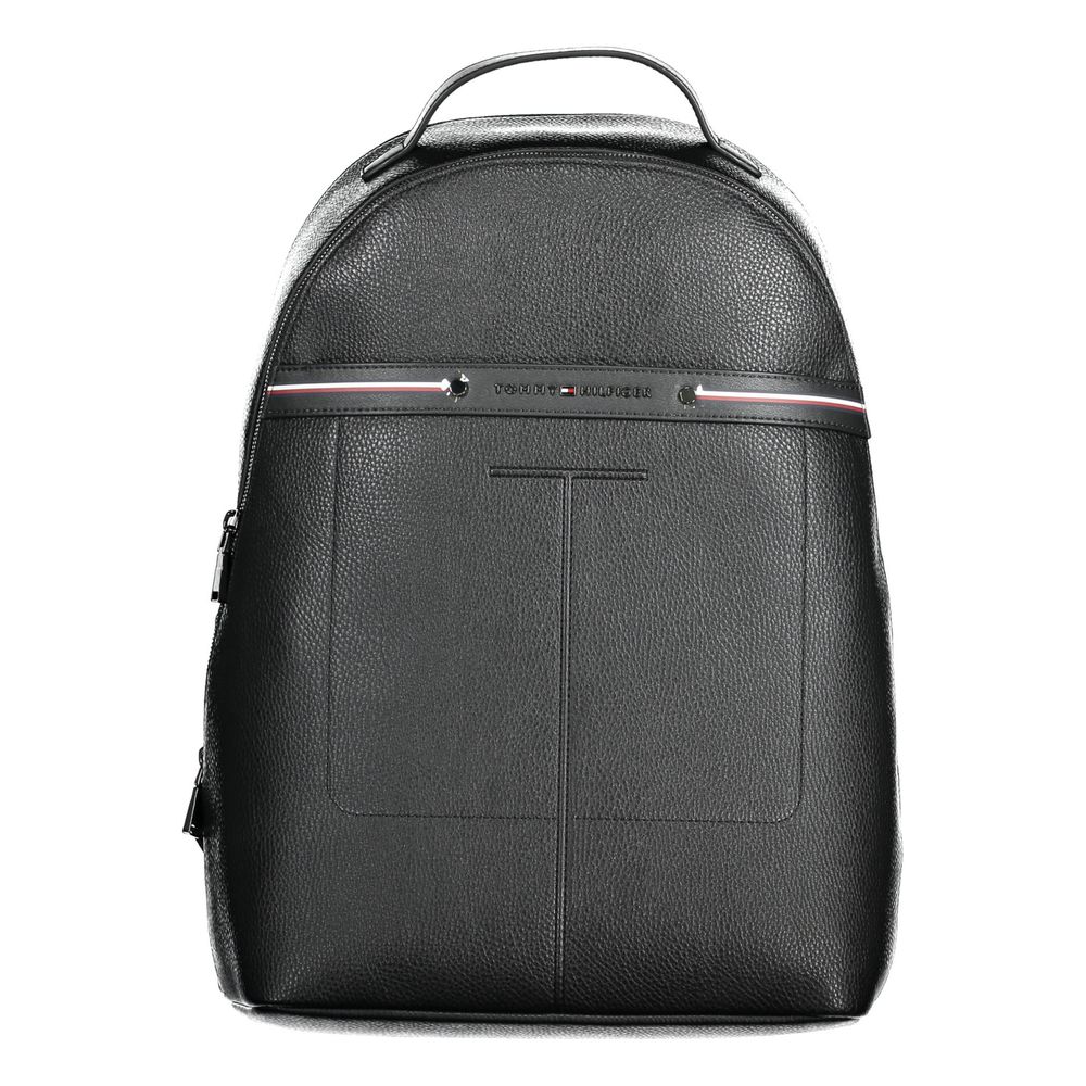 Tommy Hilfiger Black Polyethylene Backpack
