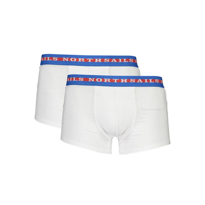 North Sails White Cotton Men Boxer