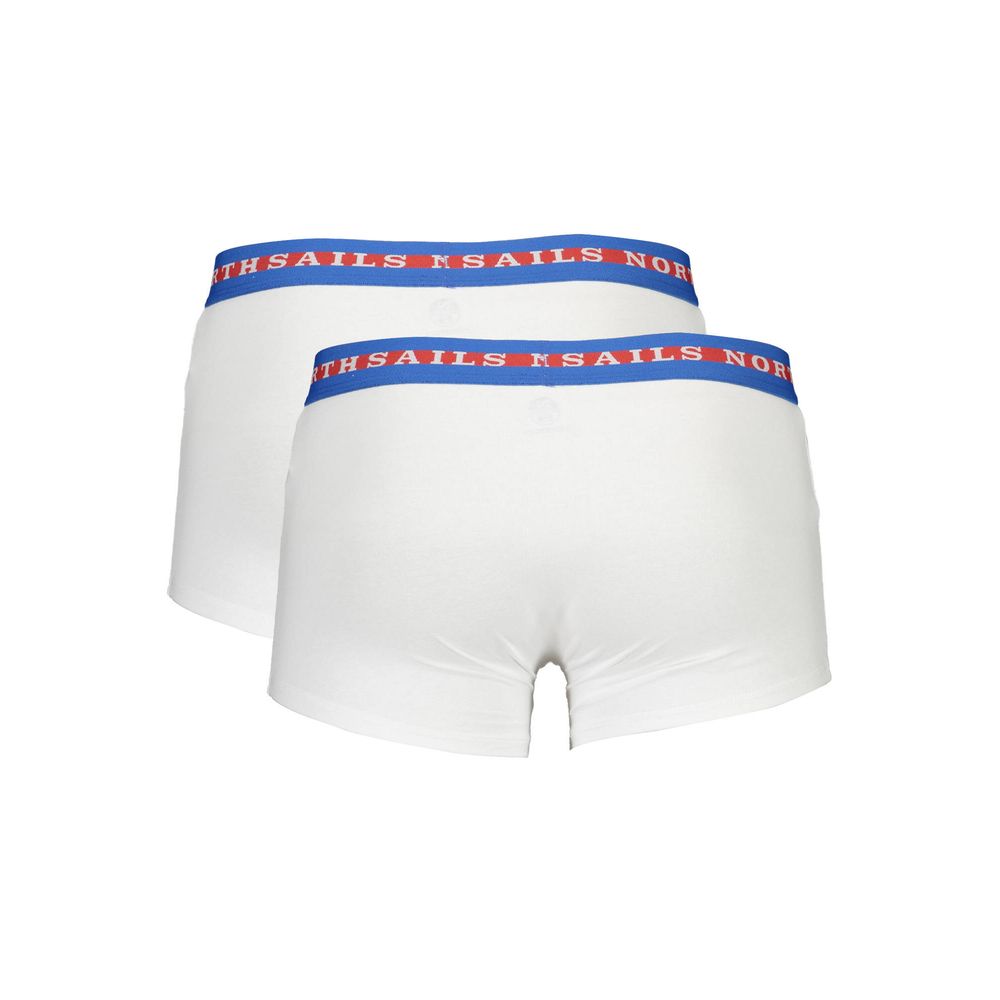 North Sails White Cotton Men Boxer