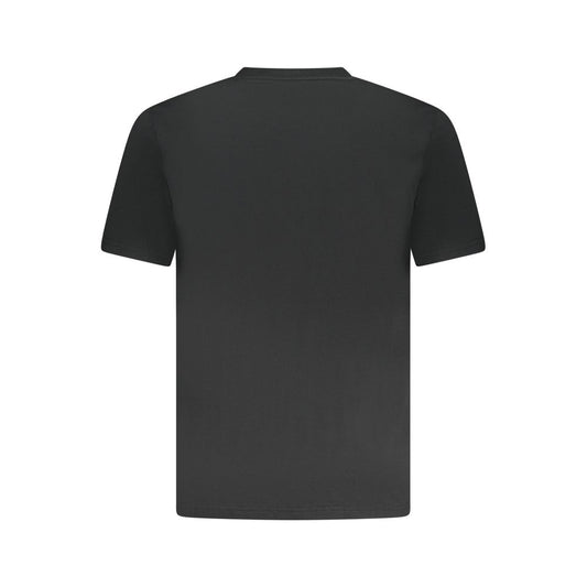 Converse Black Cotton Men T-Shirt CO-38356-S