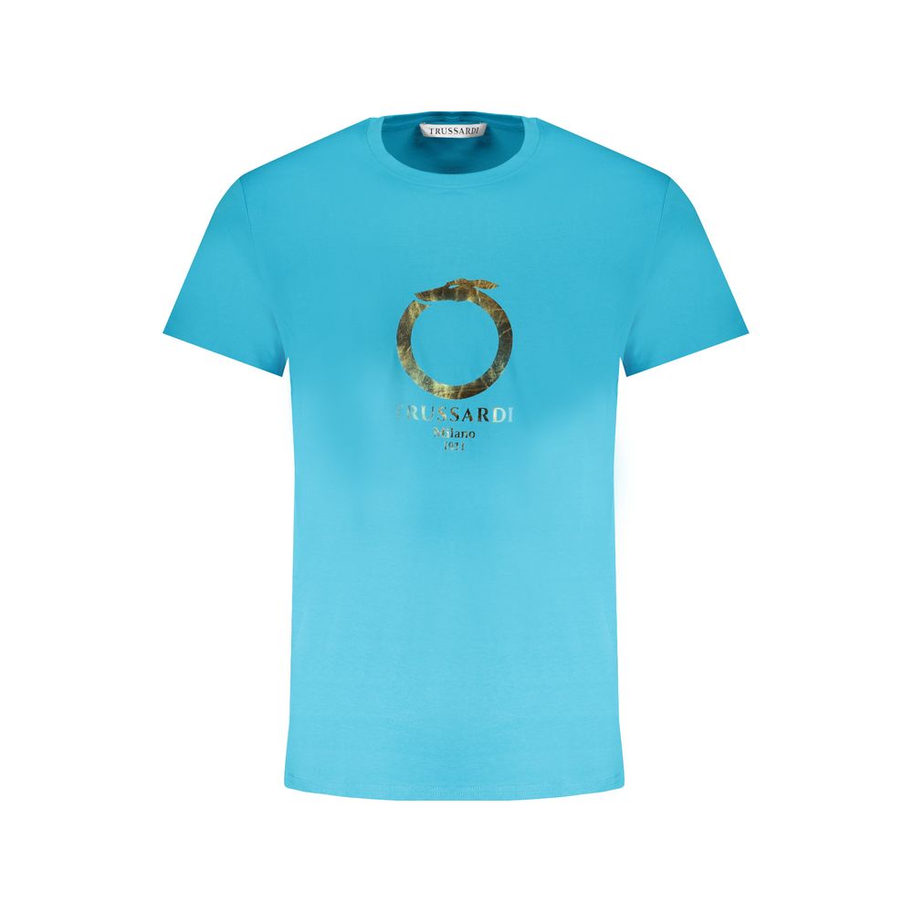 Trussardi Blue Cotton T-Shirt
