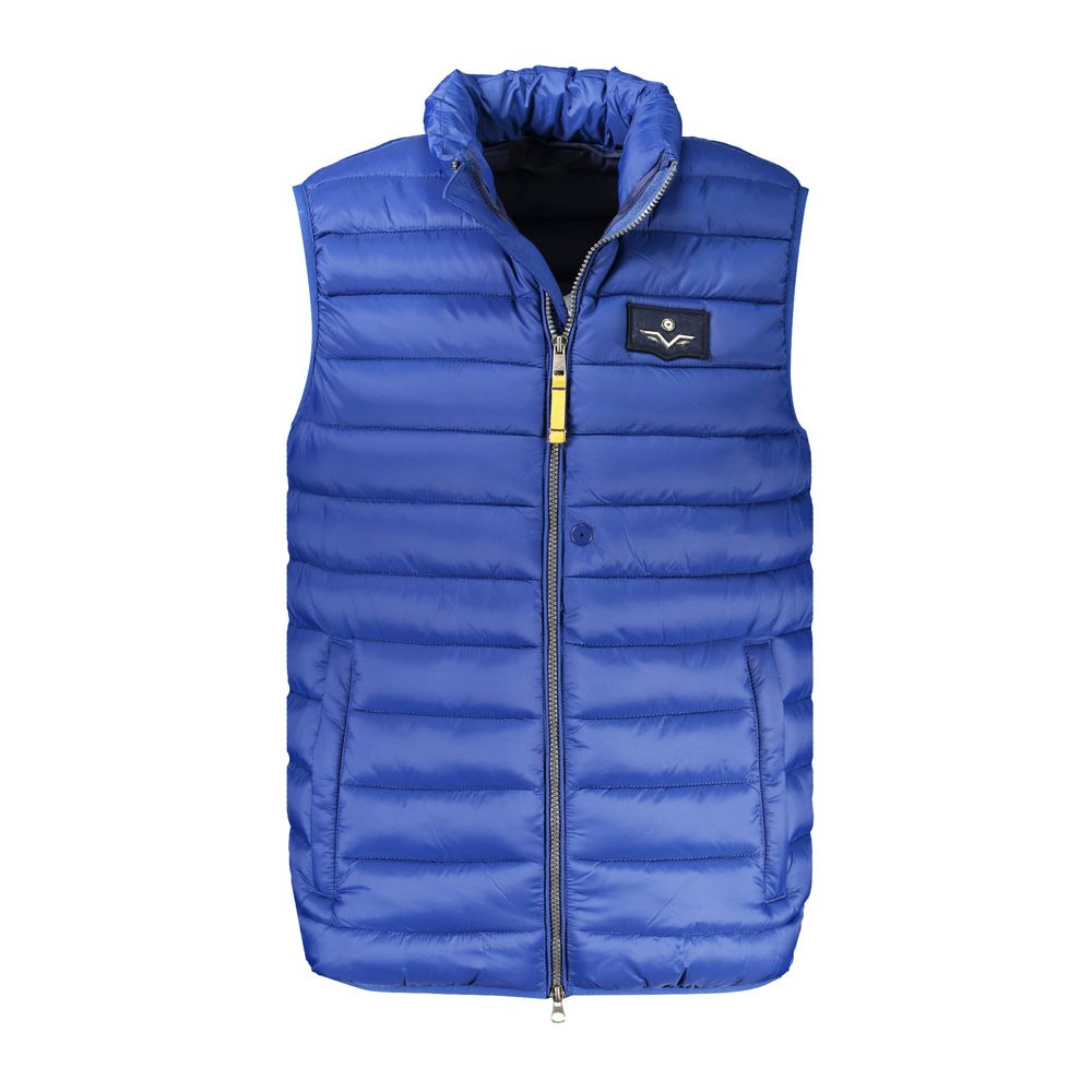 Armata Di Mare Blue Polyamide Sleveless Jacket