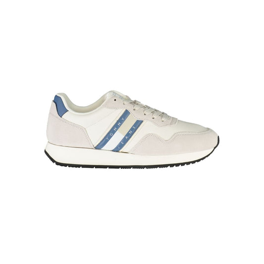 Tommy Hilfiger White Leather Men Sneaker